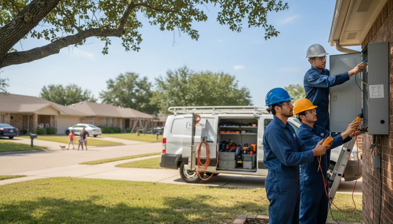 Certified electrician providing emergency electrical services in Wingate, IN